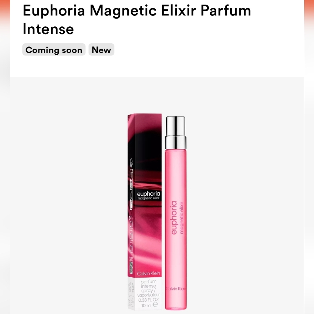 Calvin Klein Euphoria Magnetic Elixir - Vibrant Pink New In Box